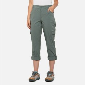 EDDIE BAUER Green Ripstop Outdoor Adjustable Length Cargo Dylan Pant